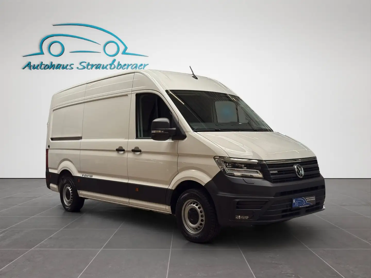 Volkswagen Crafter E-Crafter Kasten mittellang Hochdach Temp DAB+ Weiß - 2