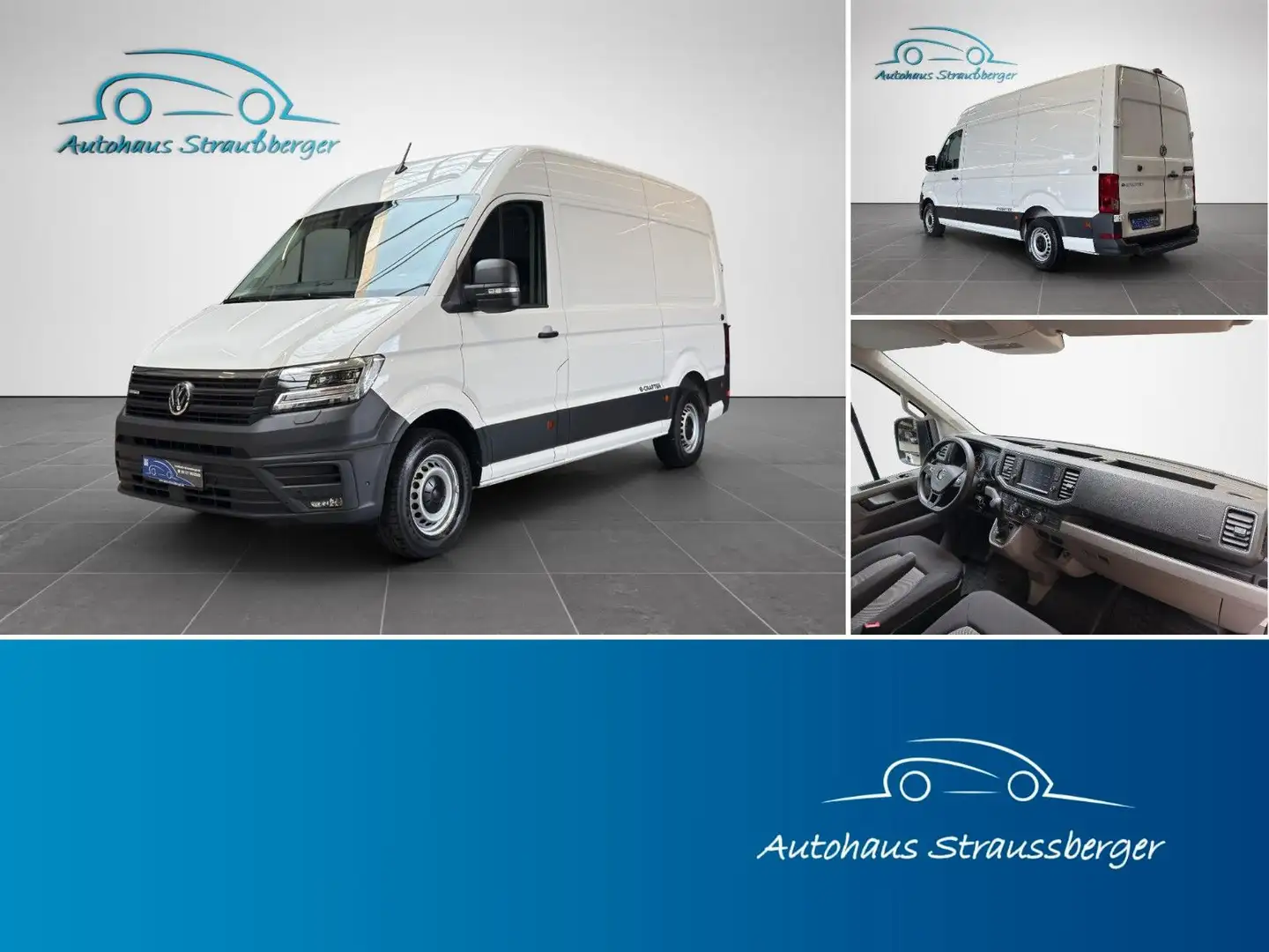 Volkswagen Crafter E-Crafter Kasten mittellang Hochdach Temp DAB+ Weiß - 1
