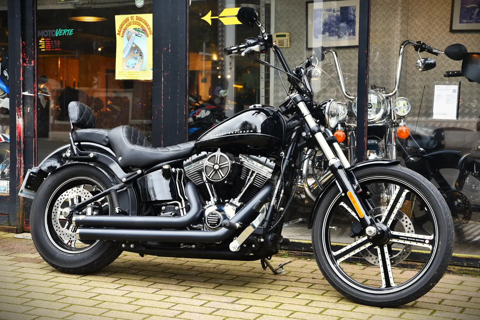 Harley-Davidson Dyna Blackline ***MOTO VERTE*** Noir - 1