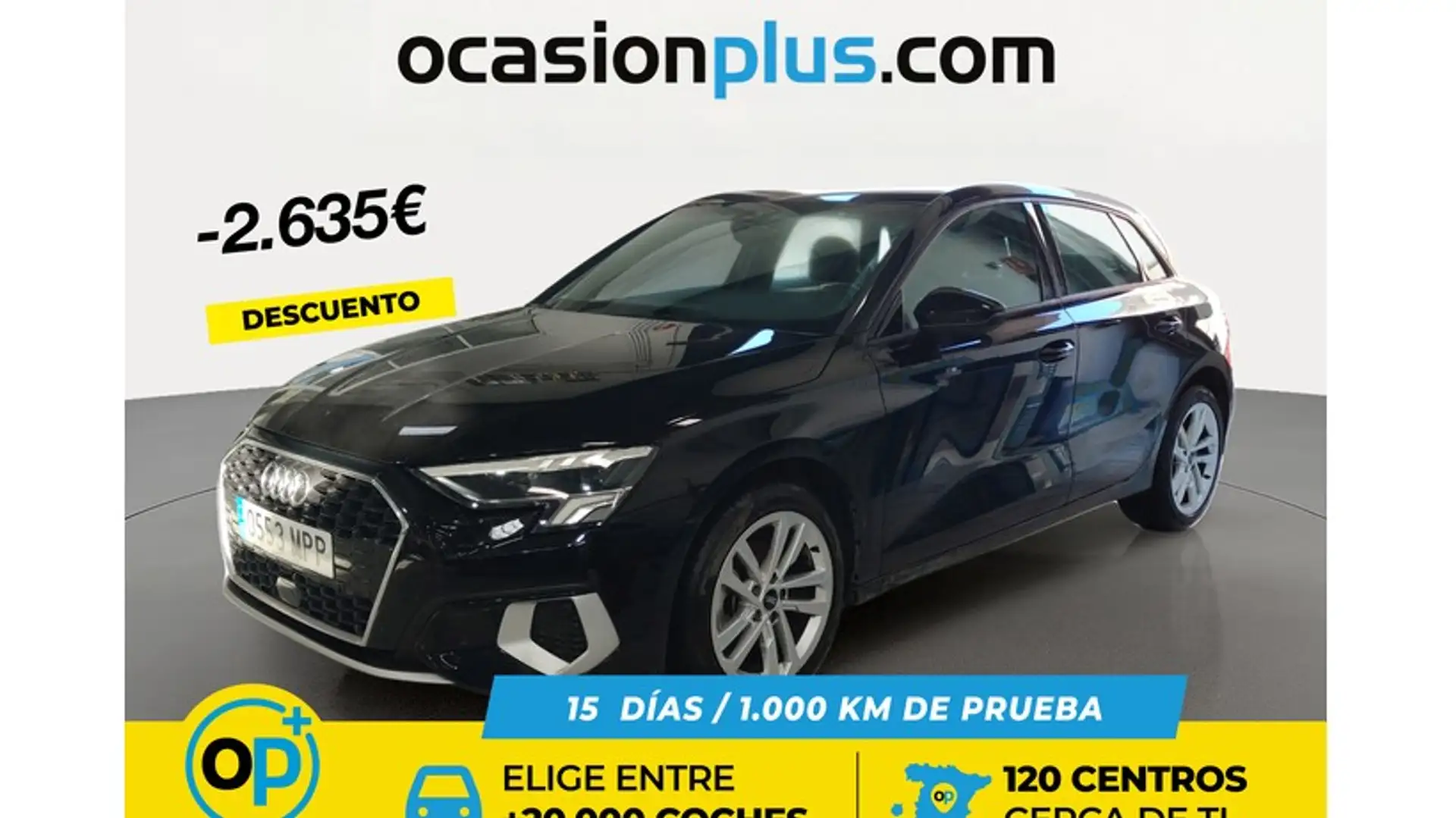 Audi A3 Sportback 30 TFSI Advanced Schwarz - 1