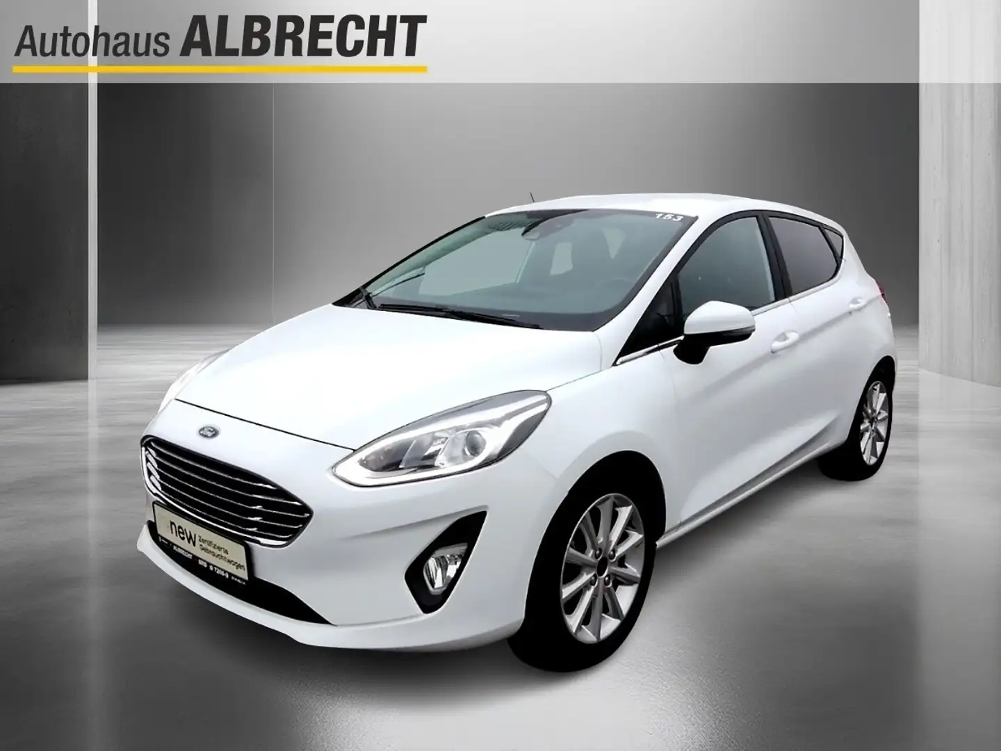 Ford Fiesta Titanium 1.0 EcoBoost S/S Weiß - 1