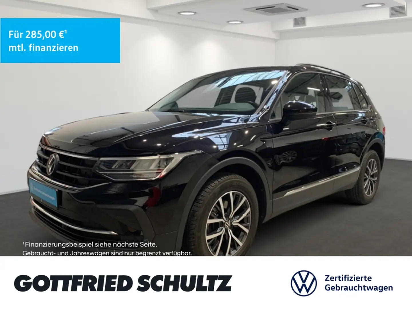 Volkswagen Tiguan LIFE TDI DSG AHK NAVI LED EINPARKHILFE KAMERA Schwarz - 1