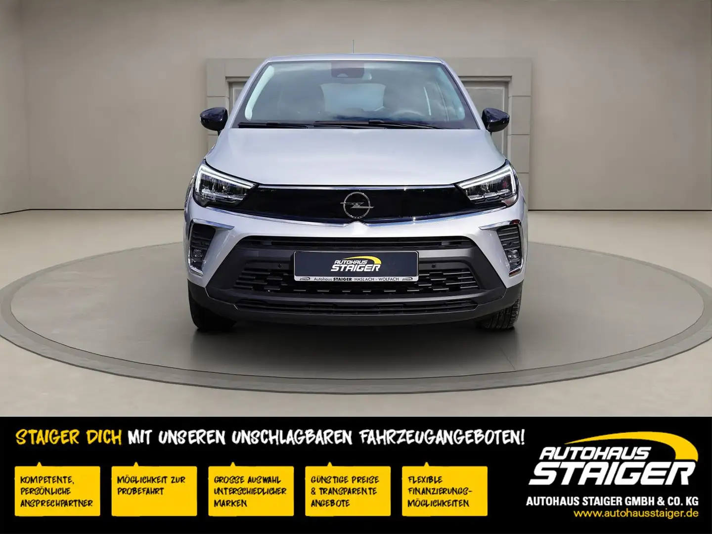 Opel Crossland Edition 1.2+Sitzheizung+LED+Tempomat+ Silber - 2