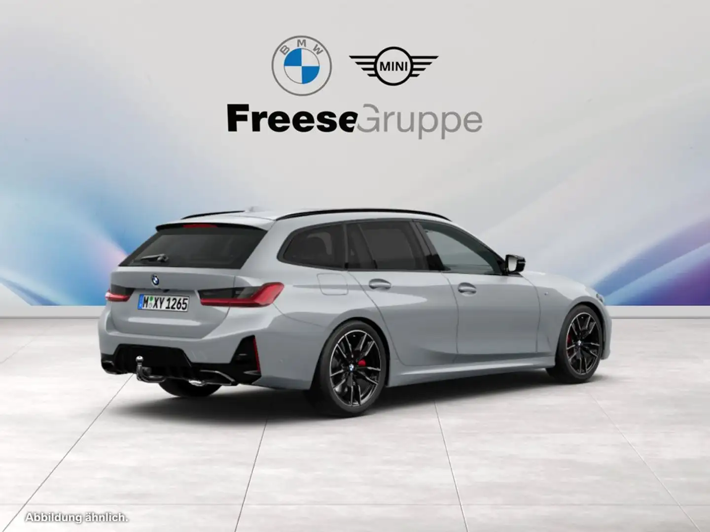 BMW 340 M340i xDrive Touring AHK HEAD-UP PANO RFK HIFI Grau - 2