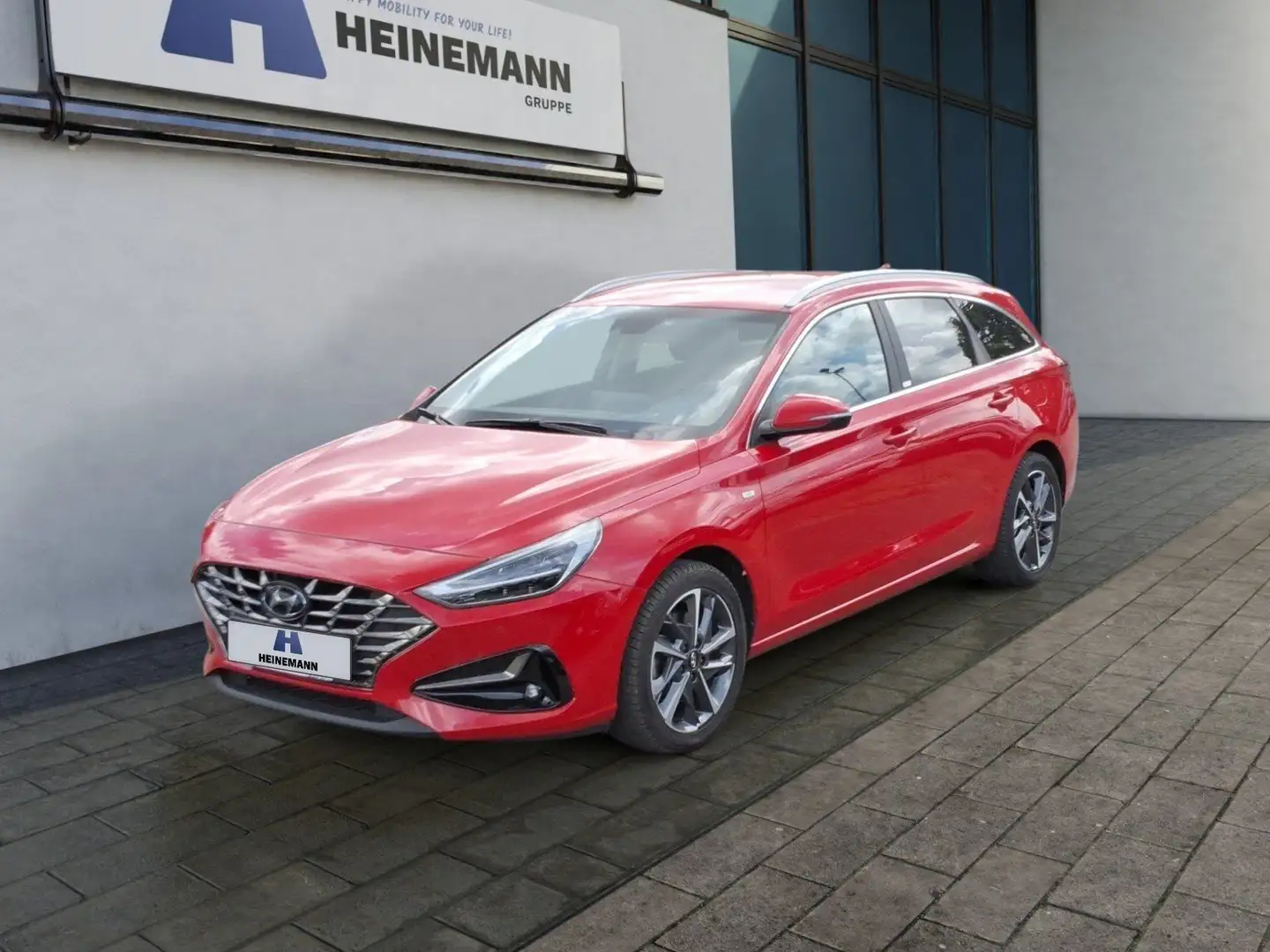 Hyundai i30 Kombi 1.6 CRDI 48V-Hybrid DCT Prime Navi LED Rot - 1