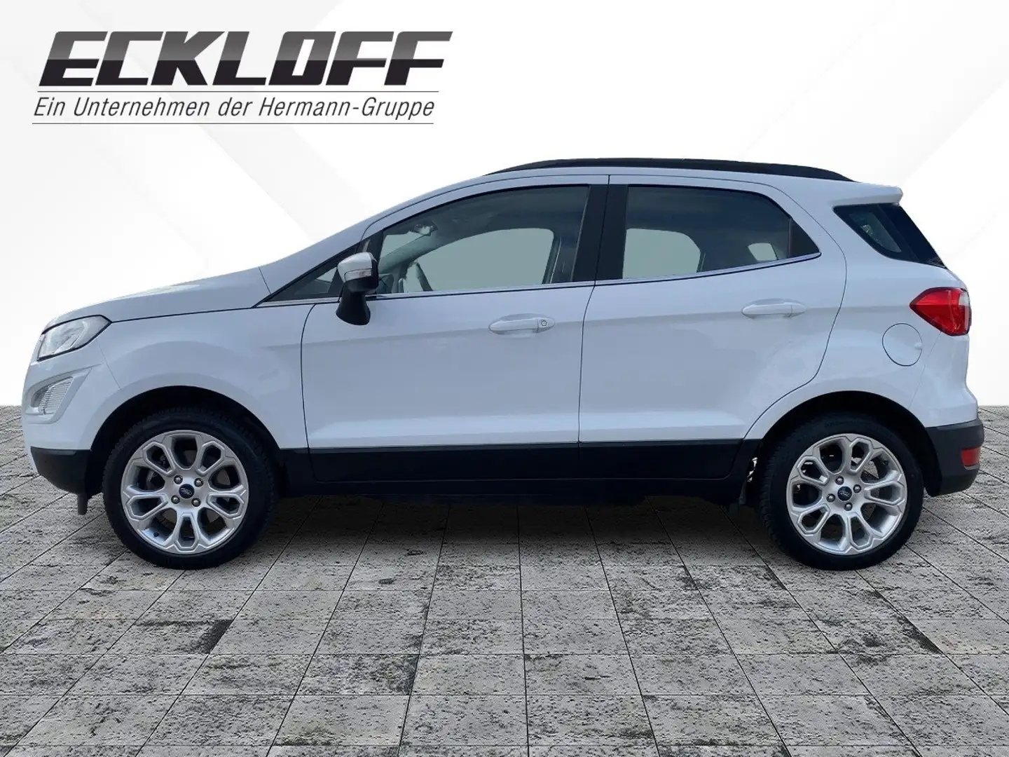 Ford EcoSport 1.0 EcoBoost Titanium CAM*LED*SHZ*SYNC Blanc - 2