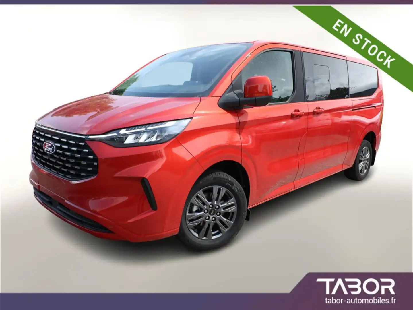 Ford Tourneo Custom TDCi 170 Aut Tit 320L2 ACC Rouge - 1