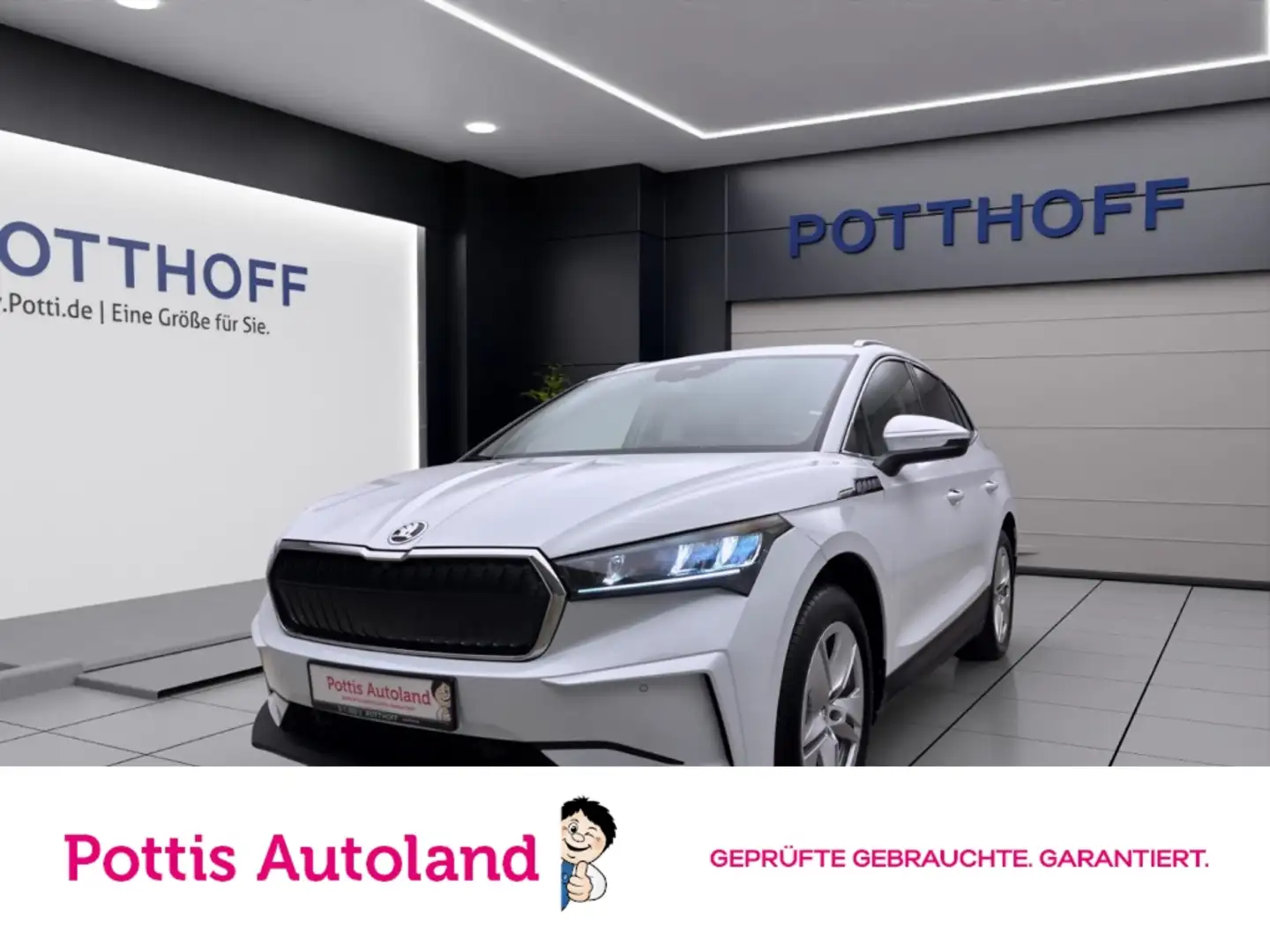 Skoda Enyaq 60 LOFT NAVI ACC LED SITZHZG Weiß - 1