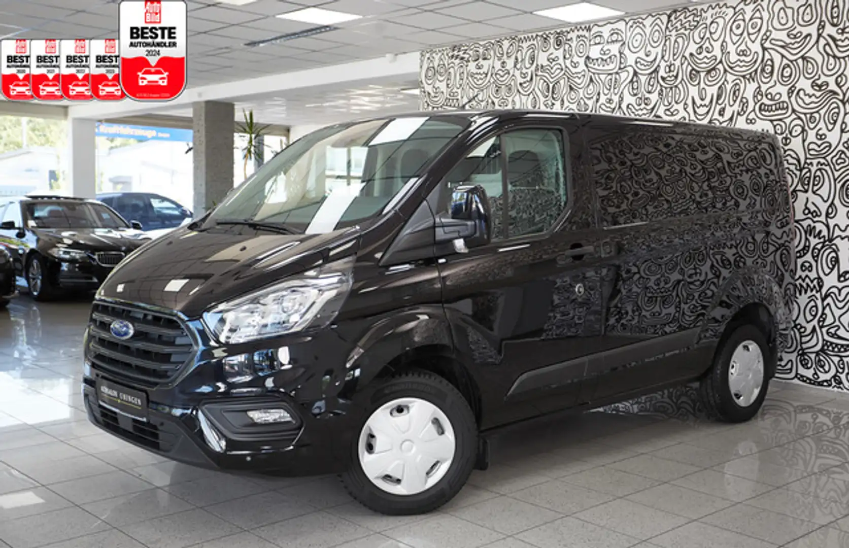 Ford Transit Custom 280 L1H1*KASTEN*AUTOM*STANDH*3-SI Schwarz - 1