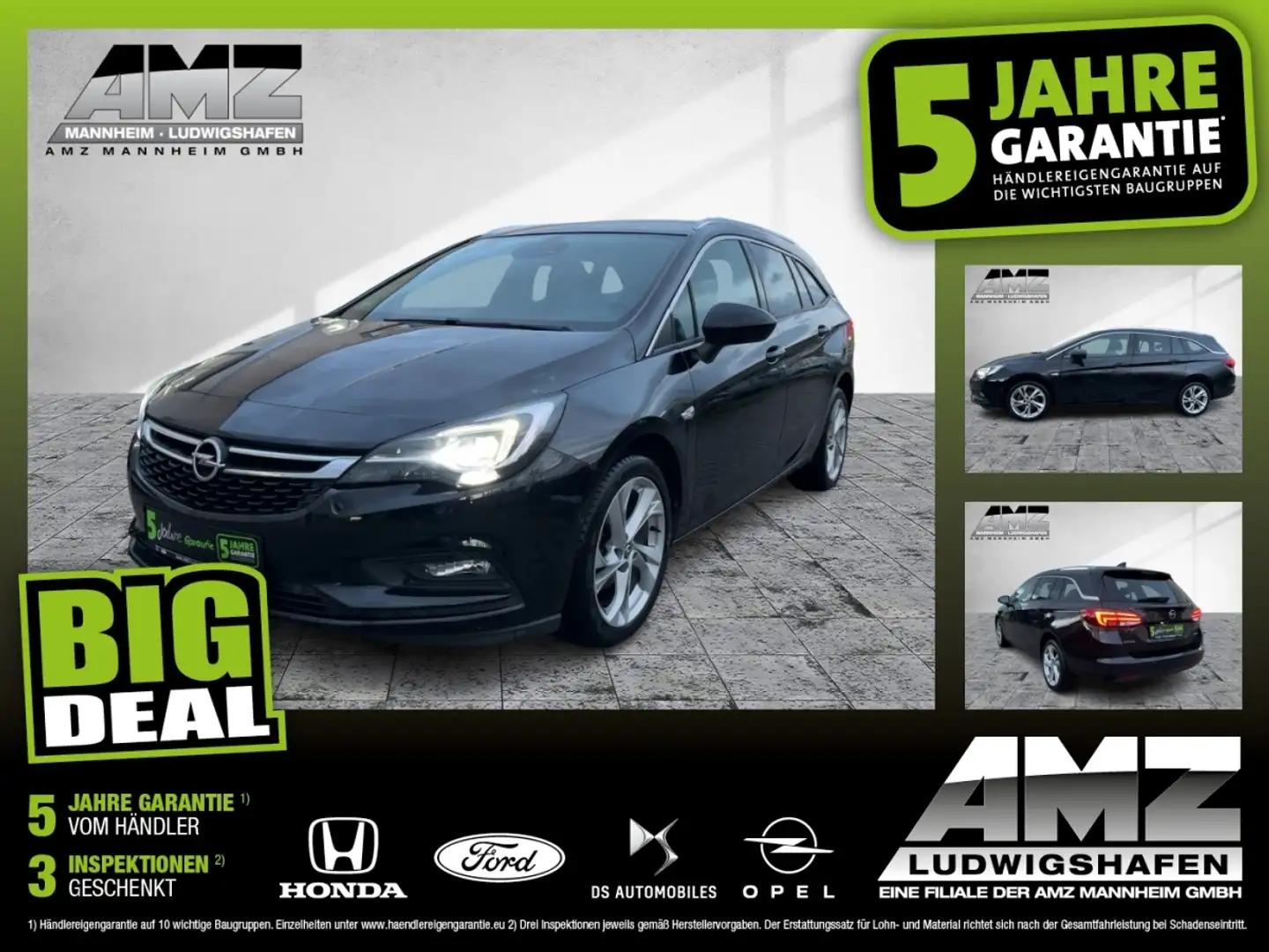 Opel Astra K Sports Tourer 1.4 Turbo Dynamic Navi LM Schwarz - 1
