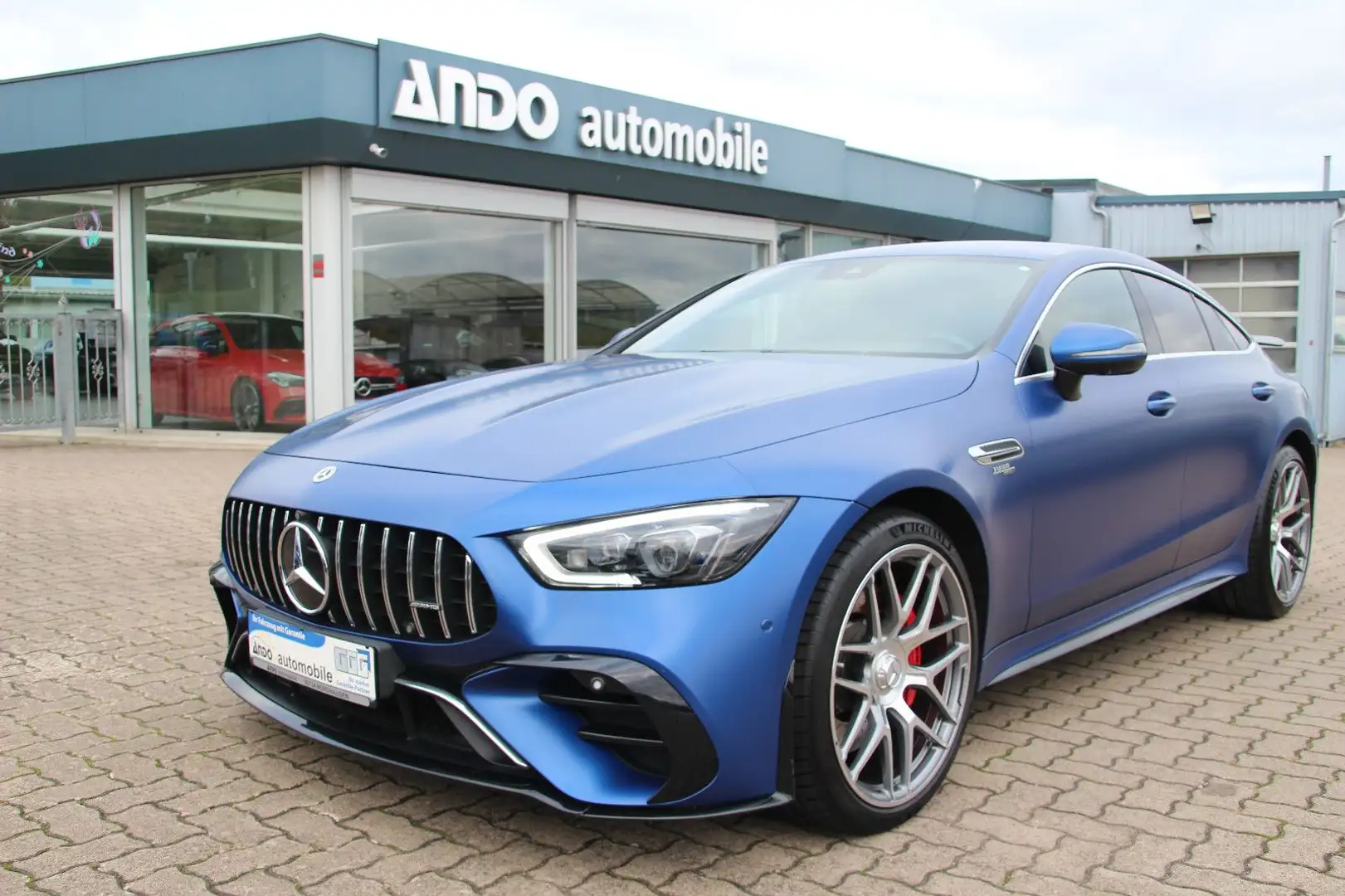 Mercedes-Benz AMG GT 4-trg. 53 4M+*AERO*PERFORMANCE*21 ZOLL* Blau - 1