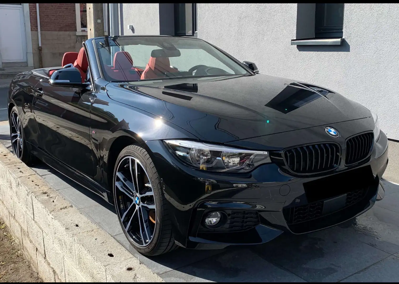 BMW 430 Cabrio f33 430i m sport Noir - 1