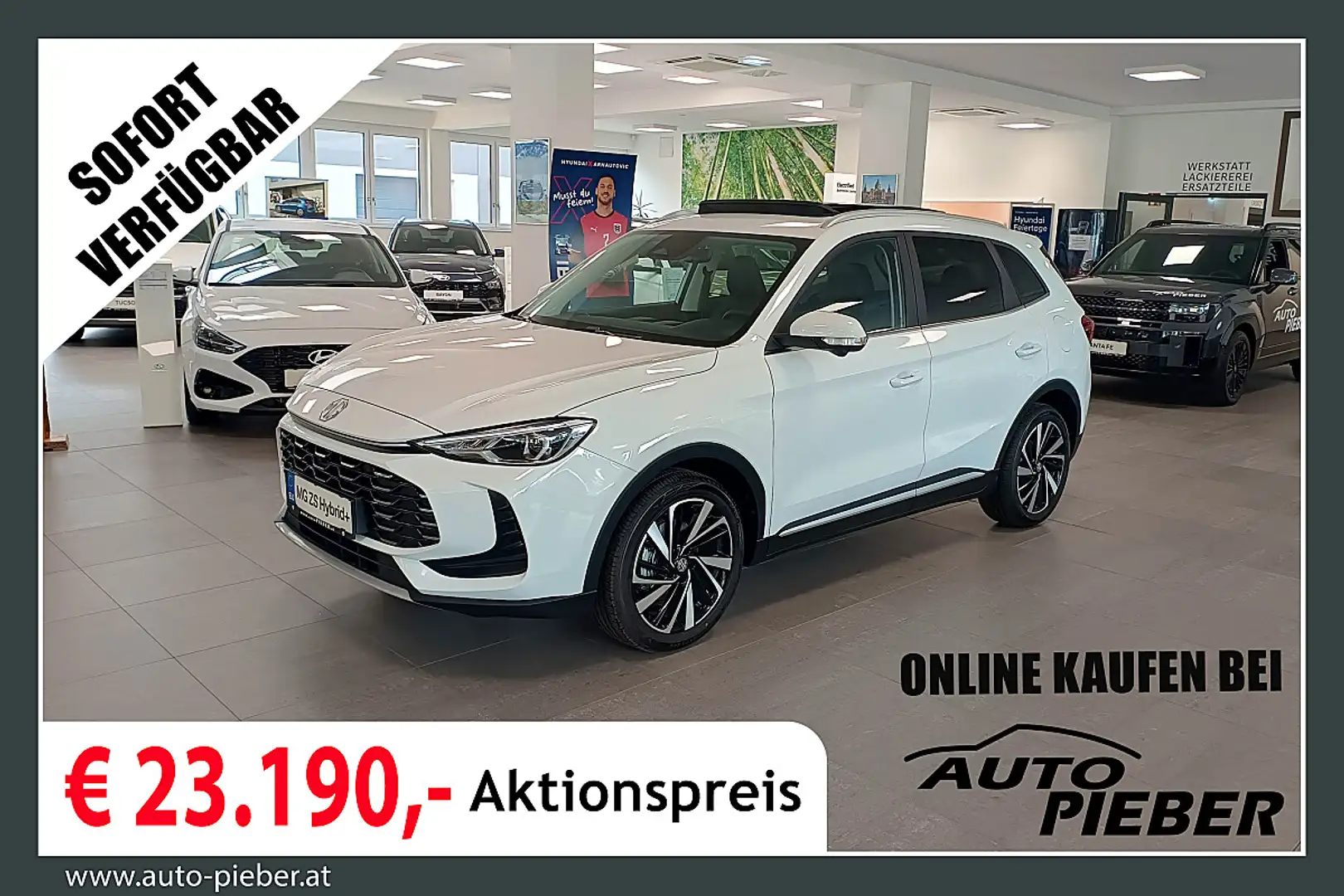 MG ZS 1.5 Hybrid+ Luxury *PANO*NEUES MODELLJAHR* Weiß - 1