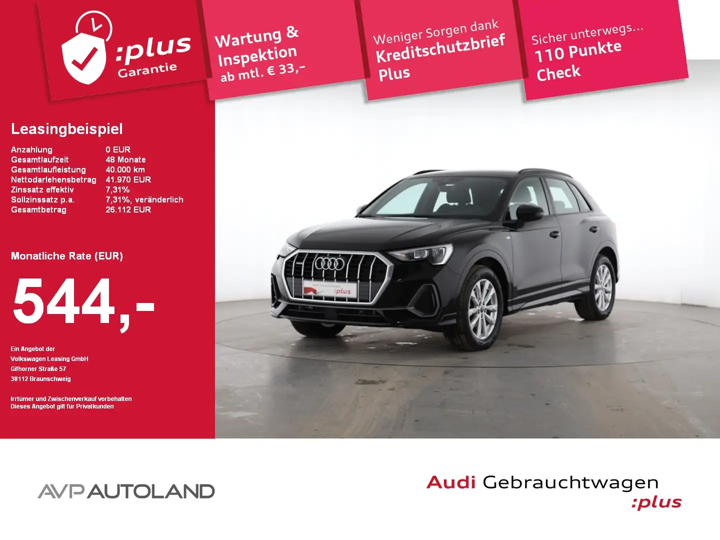 Audi Q3 35 TDI quattro S tronic S line | MMI NAVI Schwarz - 1