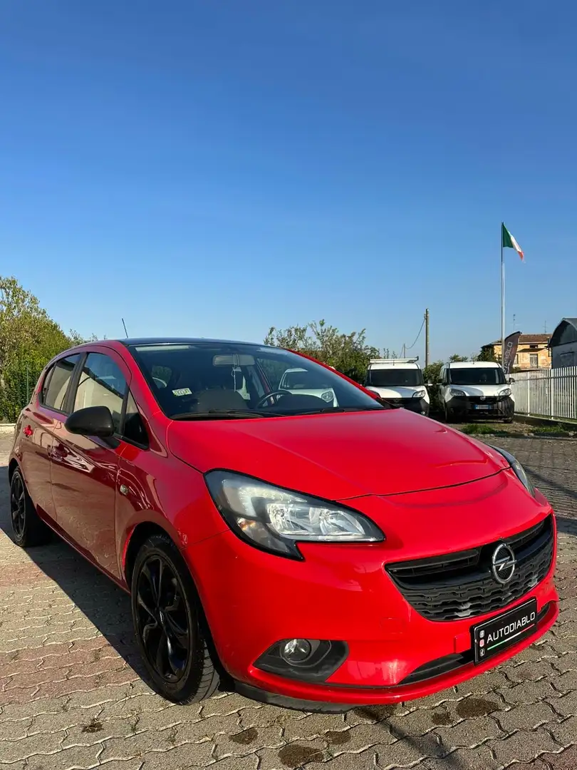 Opel Corsa 5p 1.4 b-Color Gpl 90cv Rouge - 1