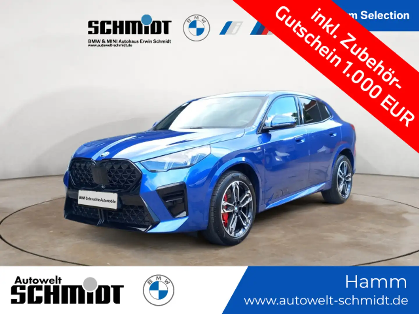 BMW X2 sDrive18d M Sport / NP= 58.650,- / Premium / Bleu - 1