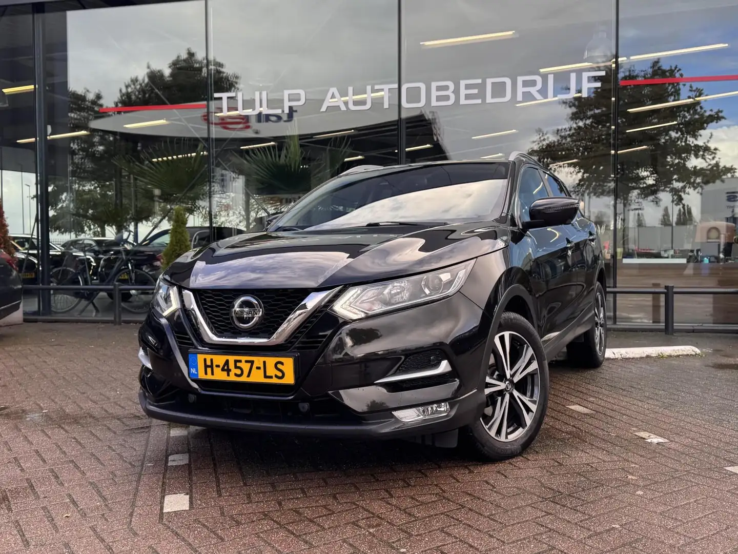 Nissan Qashqai 1.3 DIG-T Tekna Automaat Vele opties Dealer onderh Zwart - 1