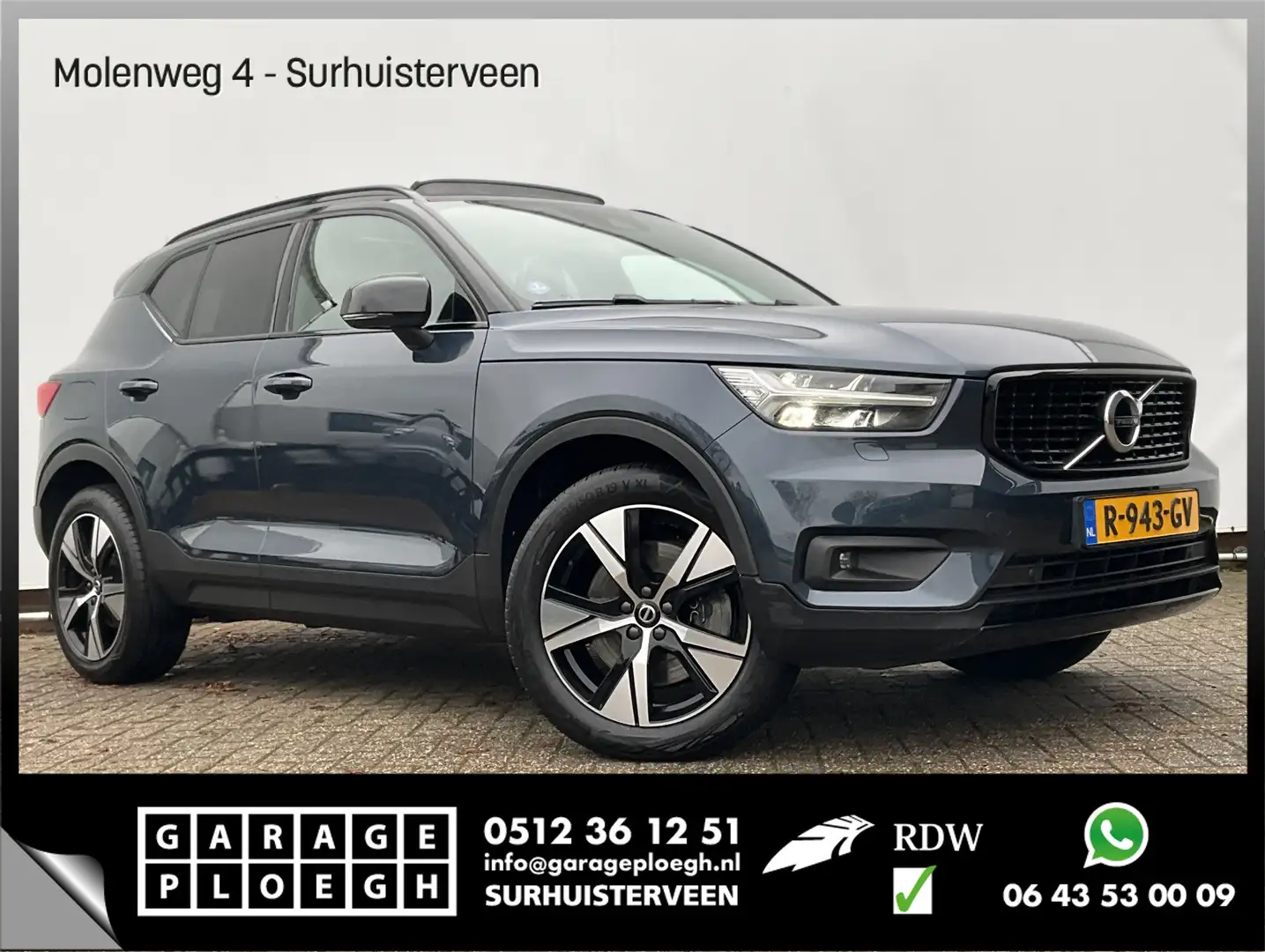 Volvo XC40 1.5 T5 262pk Recharge Inscription Pano.dak Leer HK Blu/Azzurro - 1