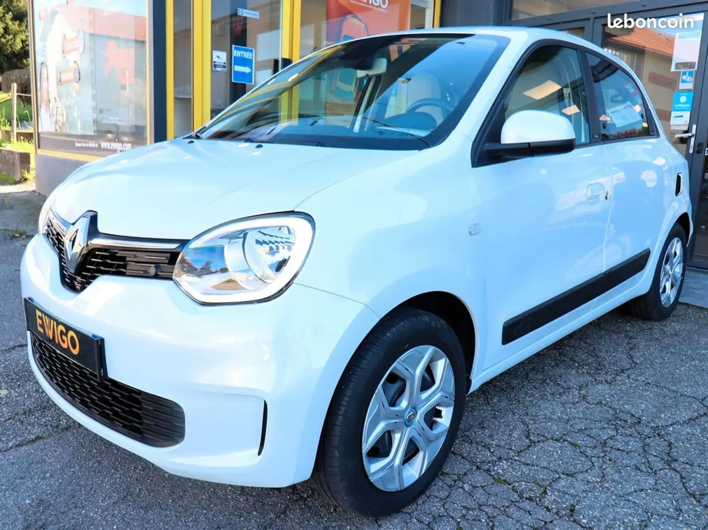 Renault Twingo r80 electric 80 ch 42ppm 22kwh achat-integral zen bva %2B carplay Blanc - 2