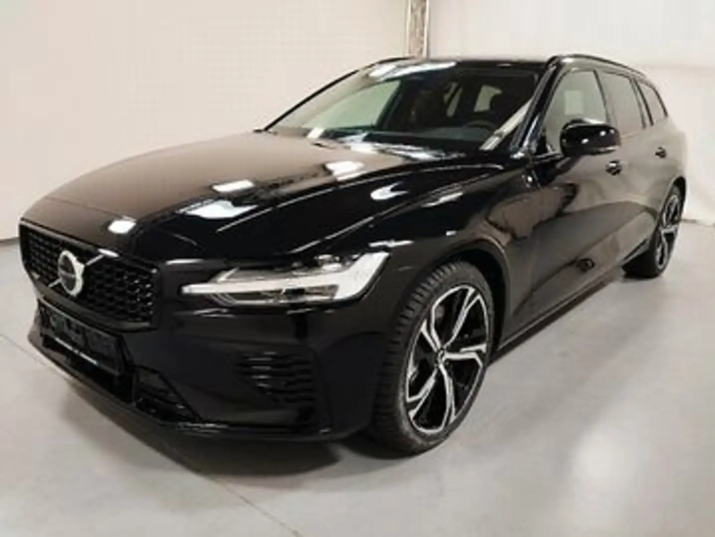 Volvo V60 T6 Plus Dark Plug-In Hybrid AWD ACC 360°AHK Noir - 1