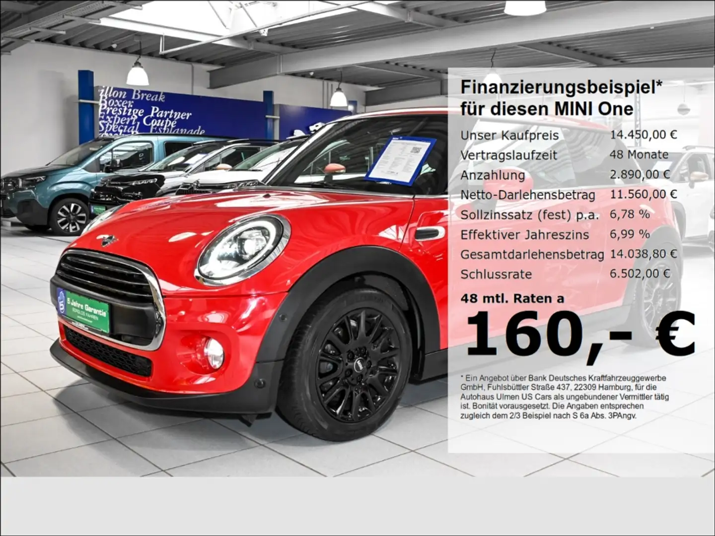 MINI One 1.5 Navigationssystem Park Distance Control Klimaa Rood - 1