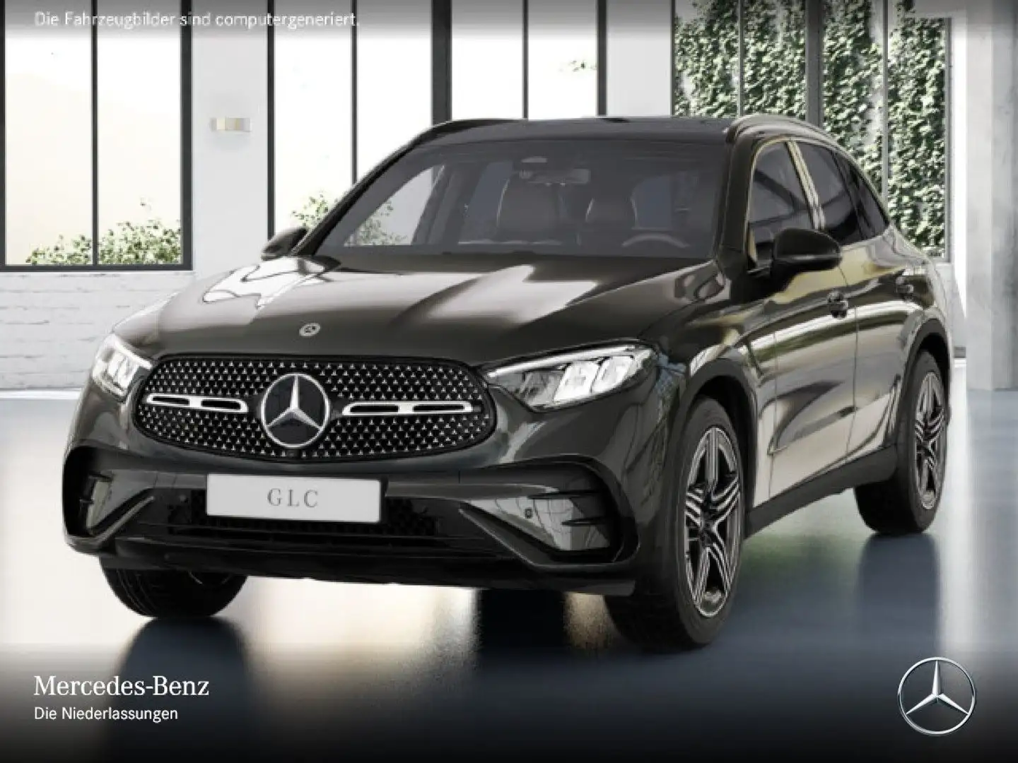 Mercedes-Benz GLC 200 4M AMG+NIGHT+PANO+LED+KAMERA+TOTW+KEYLESS Gris - 2