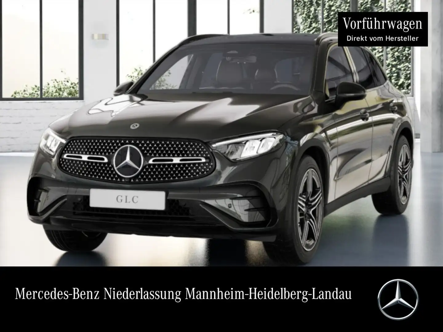 Mercedes-Benz GLC 200 4M AMG+NIGHT+PANO+LED+KAMERA+TOTW+KEYLESS Grijs - 1