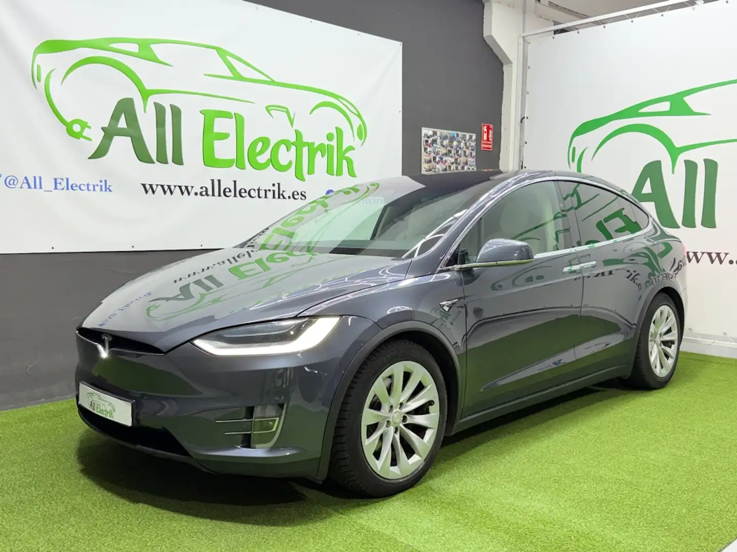 Tesla Model X 100D AWD Gris - 2