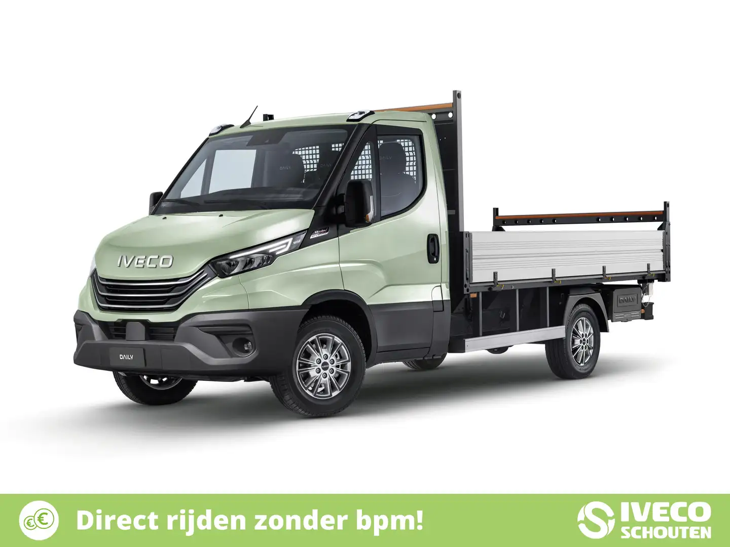 Iveco Daily 35S14A8 MY24 AUTOMAAT WB 3.750 openlaadbak verstap Wit - 1