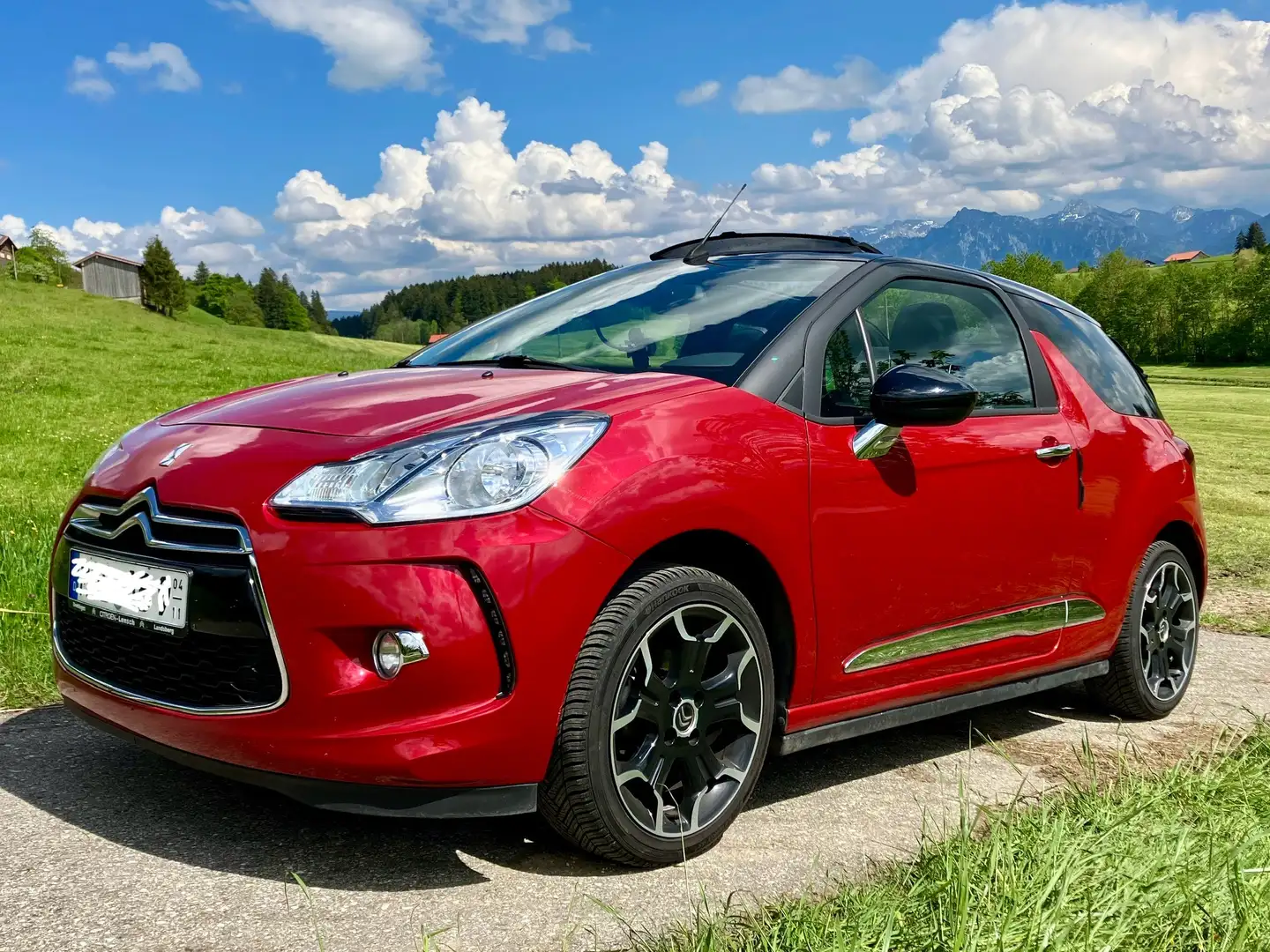 Citroen DS3 SoChic Cabrio Alu S&S Rot - 1