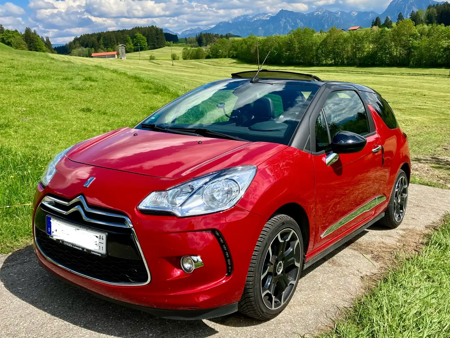 Citroen DS3 SoChic Cabrio Alu S&S Rot - 2