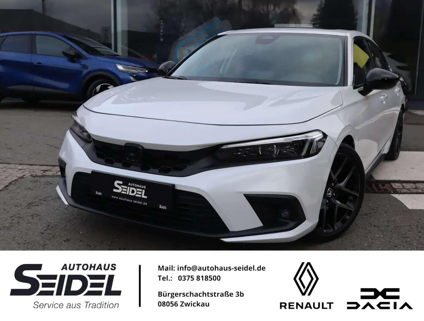 Honda Civic Lim. 5-trg. (FL) e:HEV Advance Blanc - 1