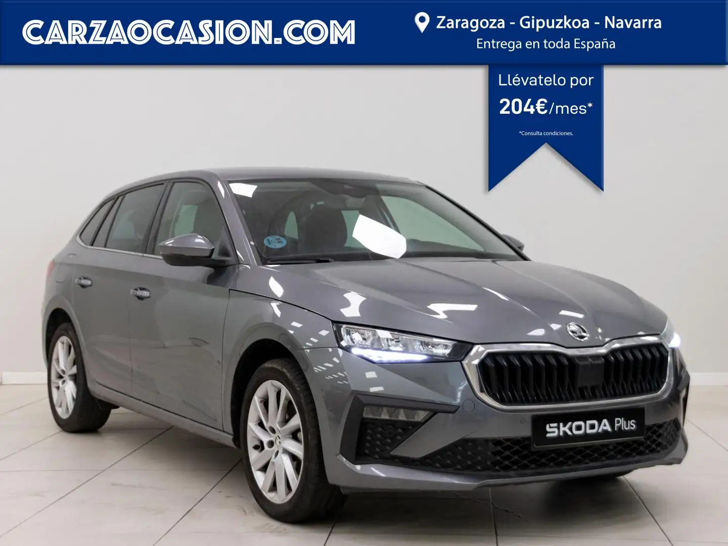 Skoda Scala 1.0 TSI Selection DSG 85kW Gris - 1