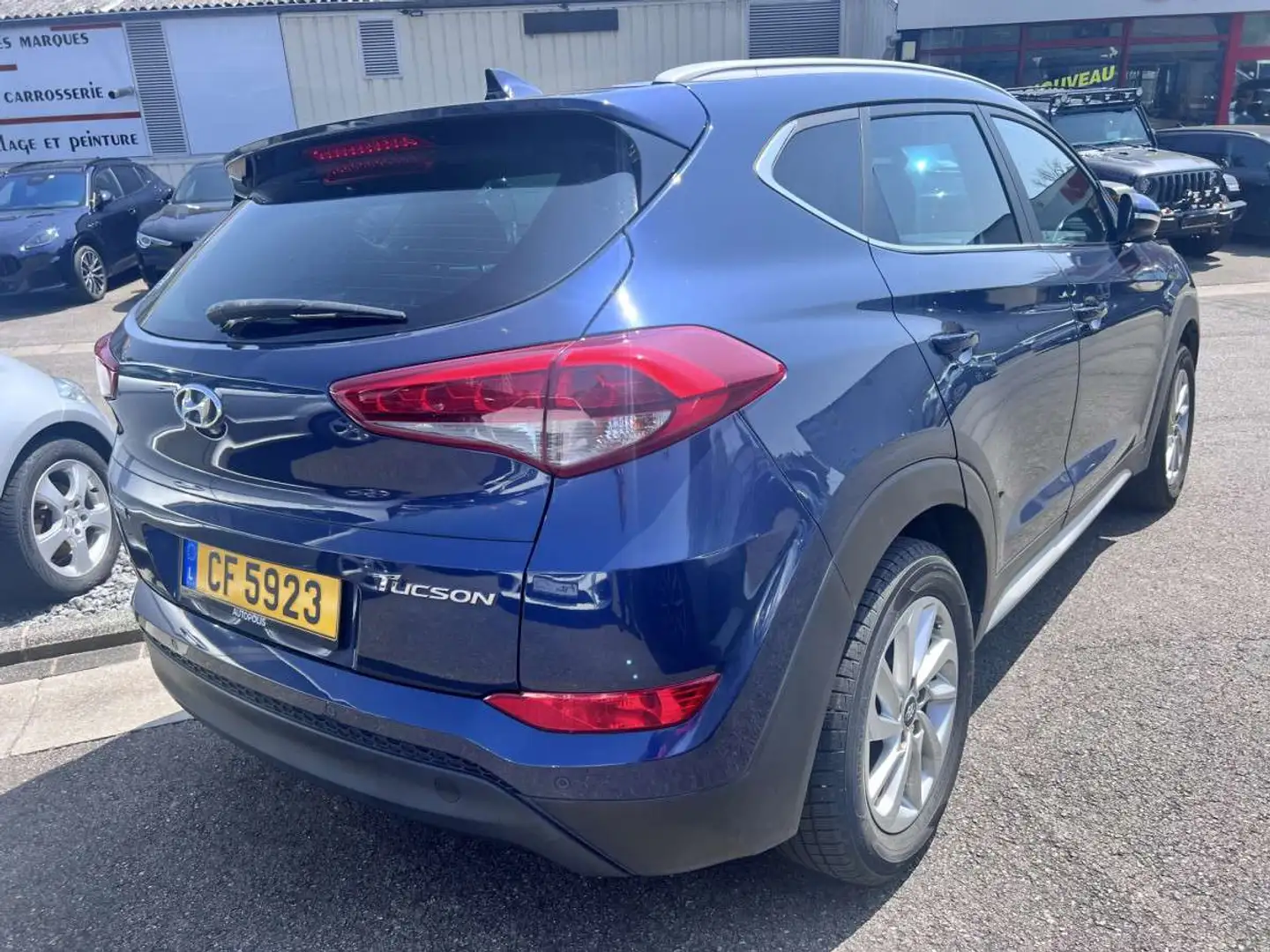 Hyundai TUCSON 1.6 GDI 2WD CUIR NAVI 1 HAND Blauw - 2