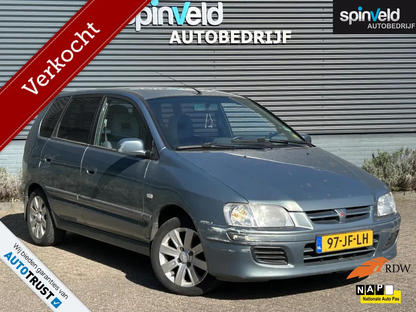 Mitsubishi Space Star 1.8 GDI Comfort Live BJ'02 AIRCO Groen - 1