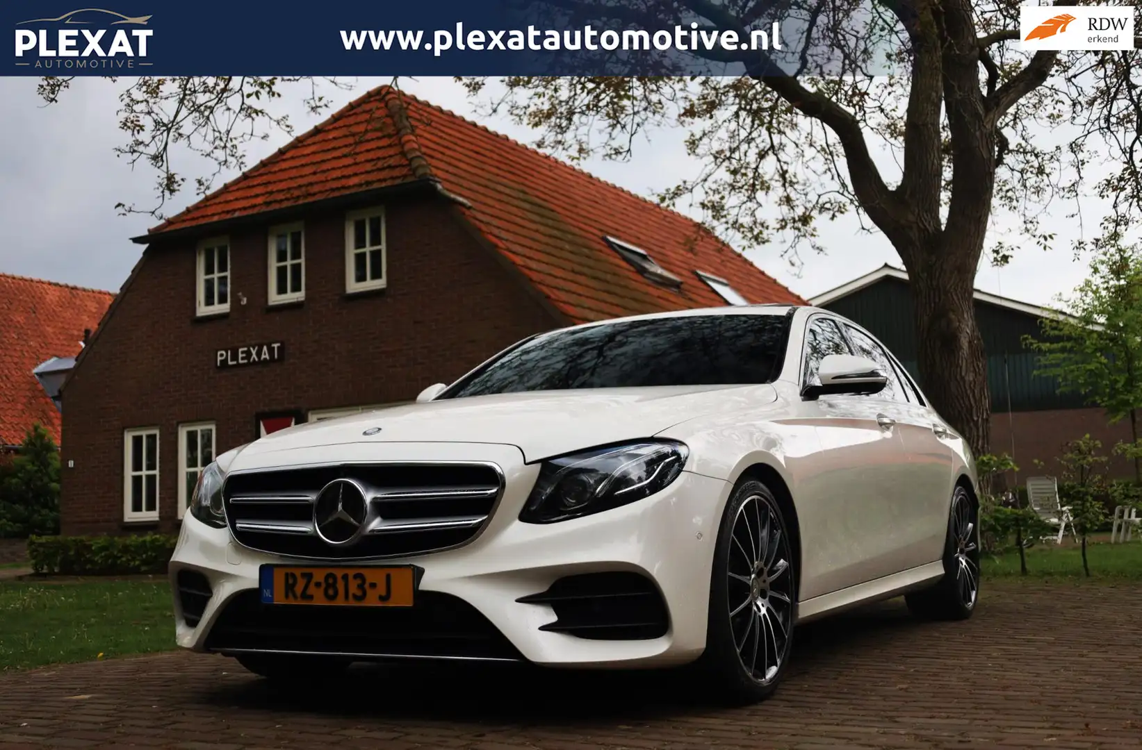 Mercedes-Benz E 350 d Prestige Plus Aut. | AMG-Pakket | Schuif-Kanteld Blanc - 1