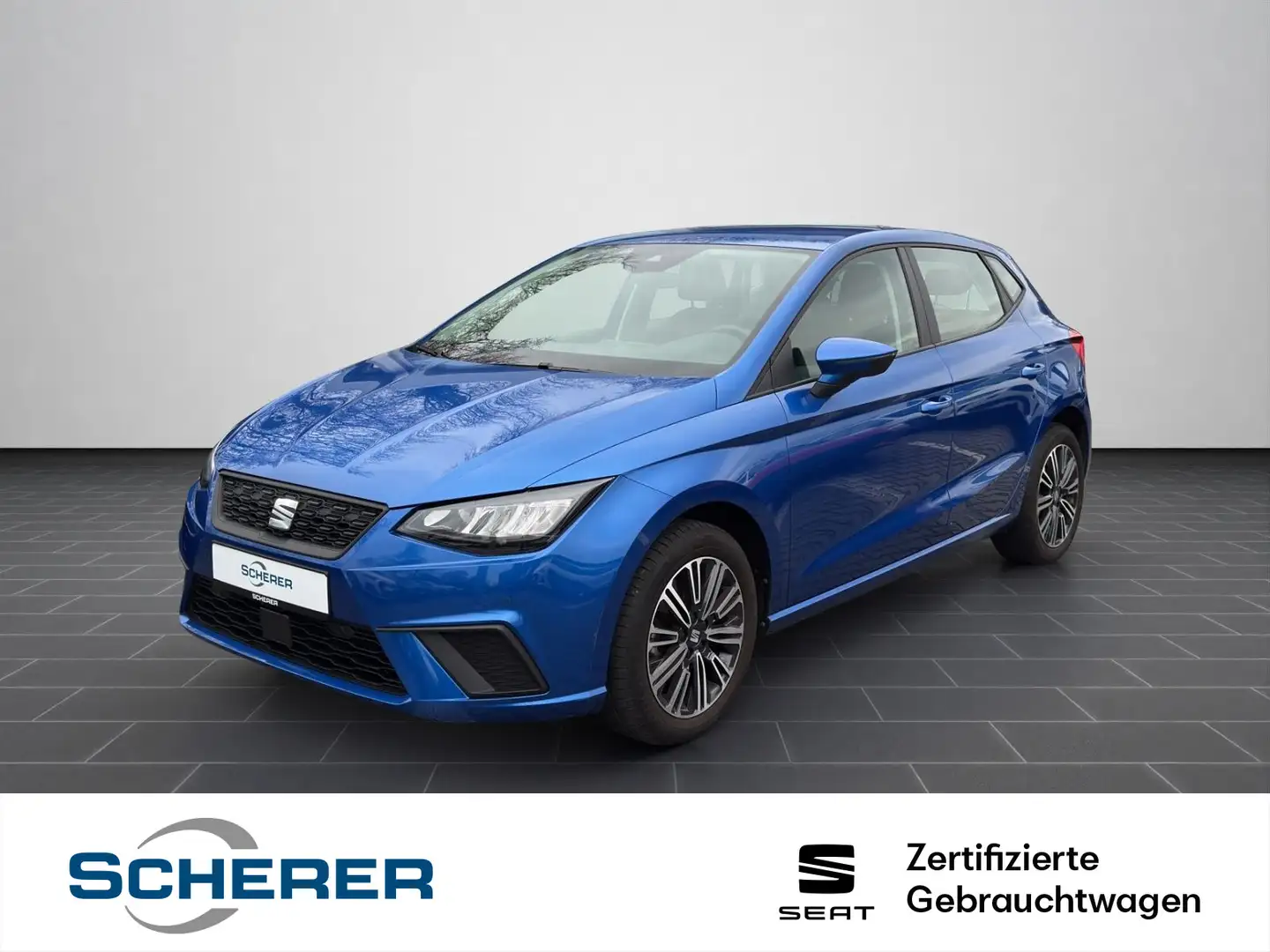 SEAT Ibiza 1.0 TSI Style FULL LINK SHZ KAMERA Blau - 1