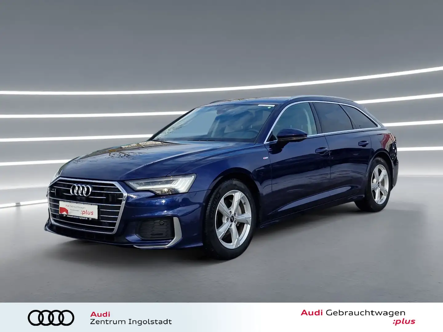 Audi A6 Avant 35 TDI S line HD-MATRIX STHZG HuD Sport Blau - 2