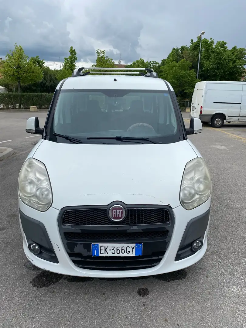 Fiat Doblo 1.6 mjt 16v Emotion Blanc - 1