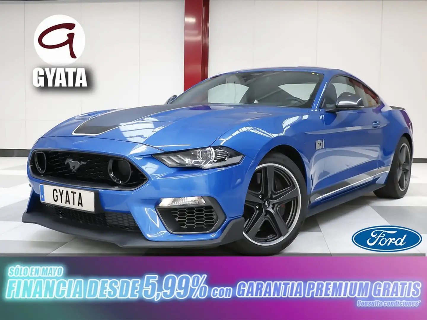 Ford Mustang Fastback 5.0 Ti-VCT Mach I Aut. Azul - 1