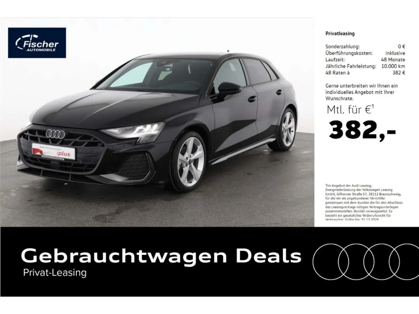 Audi A3 Sportback 35 TFSI S line S-Tronic 18''/NAV/RFK Schwarz - 1