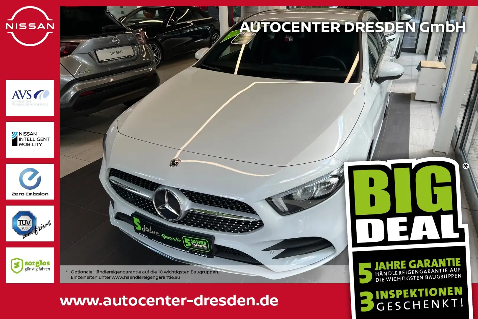 Mercedes-Benz A 250 e AMG Line Navi StandH Kam LED Ambiente Blanc - 1