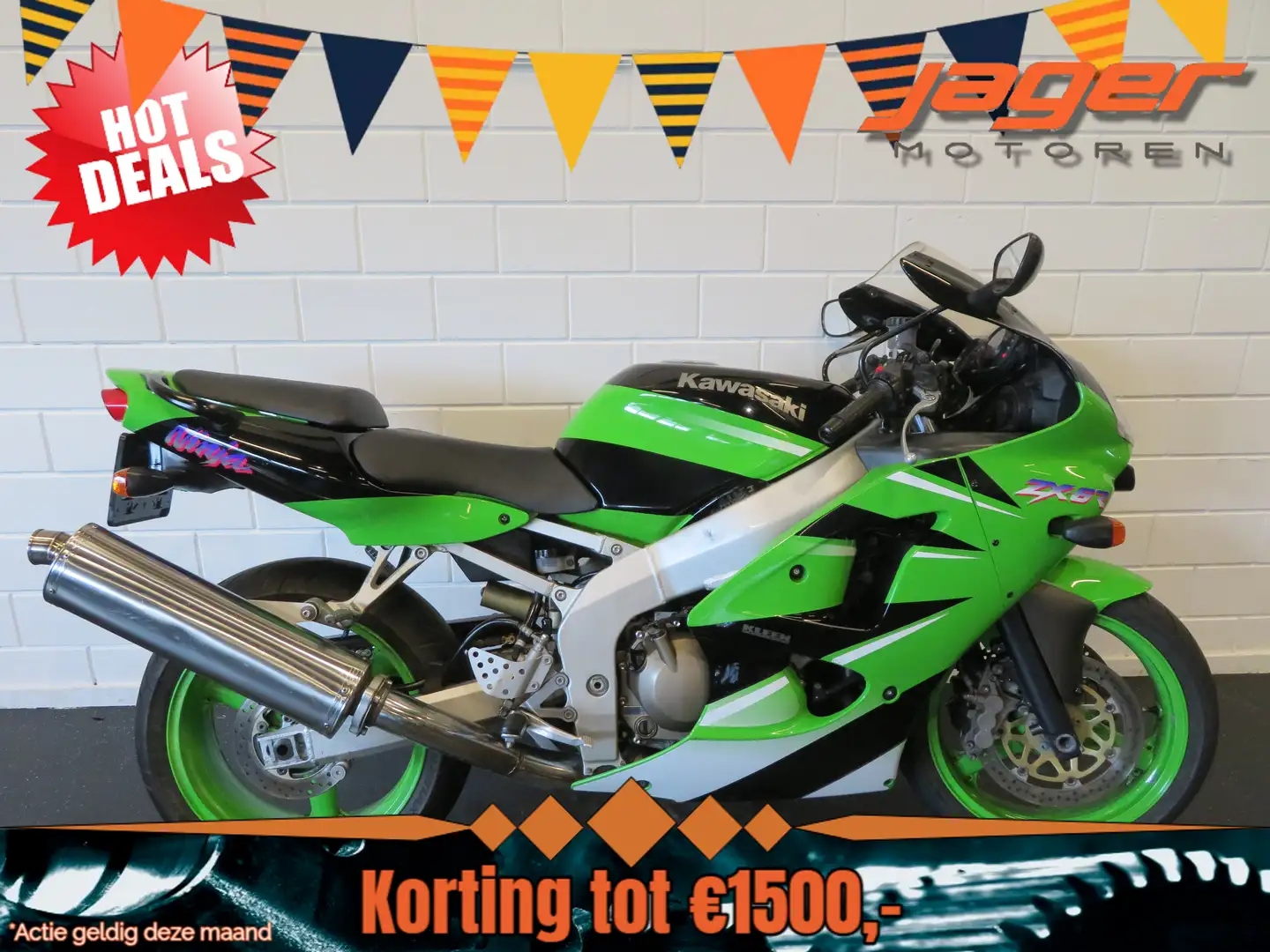Kawasaki Ninja ZX-6R ZX6R ZX-6R Verde - 1