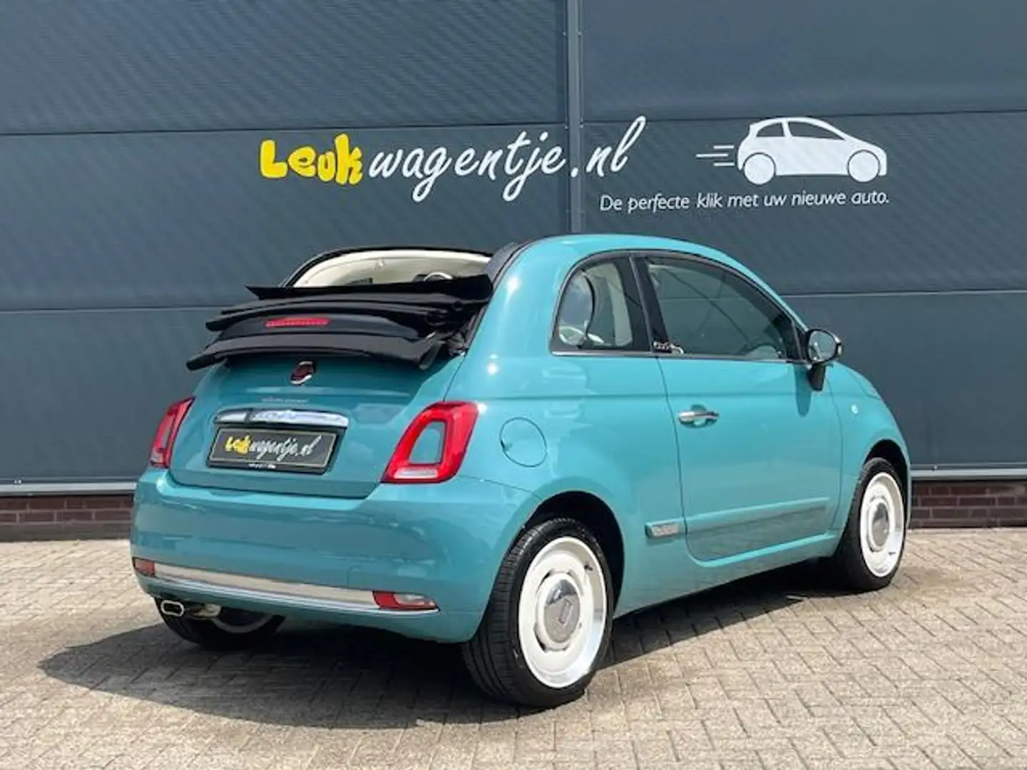 Fiat 500C 1.2 Anniversario Cabrio *carplay *cruise *p-sens. Vert - 2