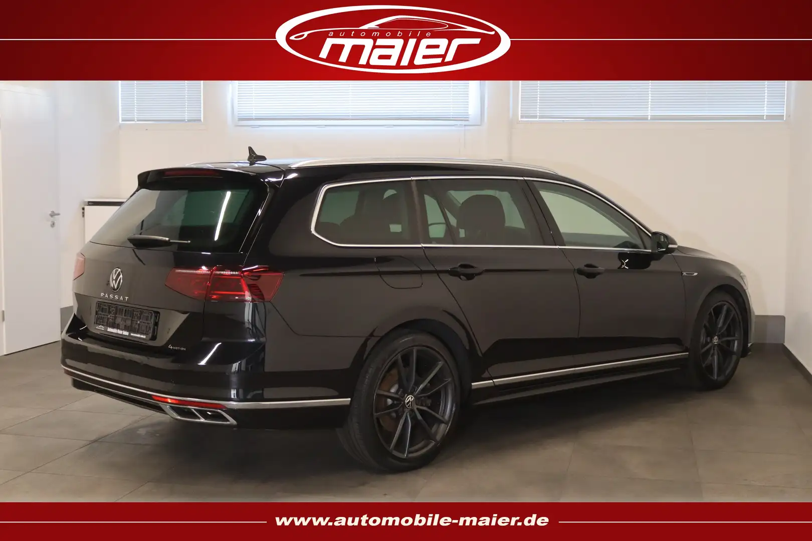 Volkswagen Passat 2.0 TDI R-Line 4M-Virt.-NAV-AHK-IQ-STDHZ- Schwarz - 2