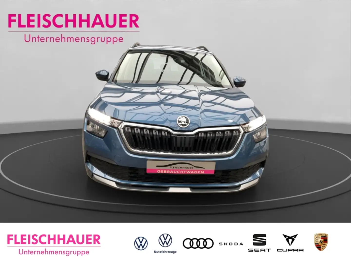Skoda Kamiq 1.0 TSI DSG LED El. Heckklappe Apple CarPlay Klima Bleu - 2