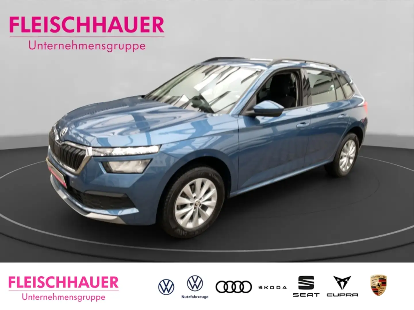 Skoda Kamiq 1.0 TSI DSG LED El. Heckklappe Apple CarPlay Klima Bleu - 1