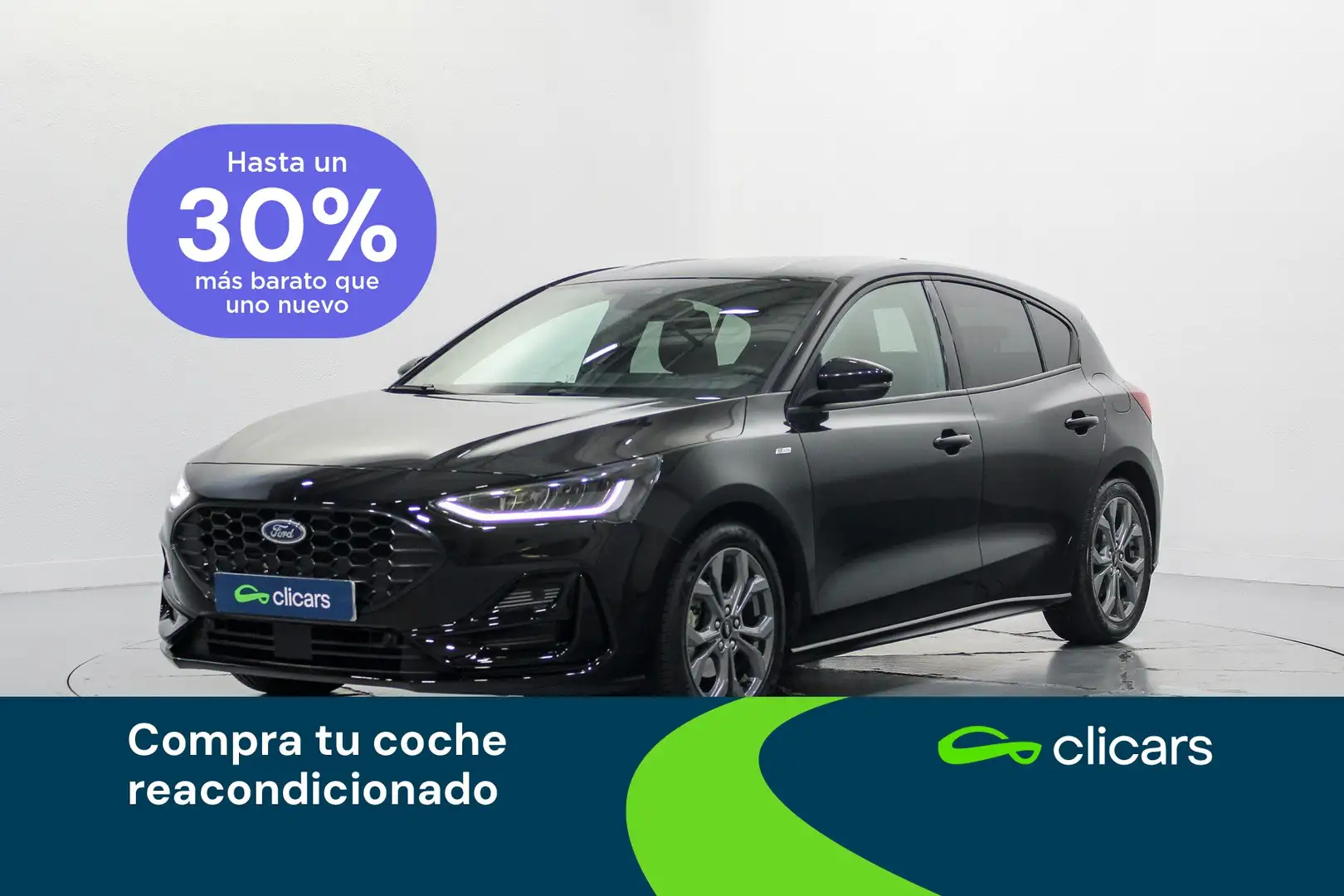 Ford Focus 1.0 Ecoboost MHEV ST-Line X 155 Aut. Silber - 1