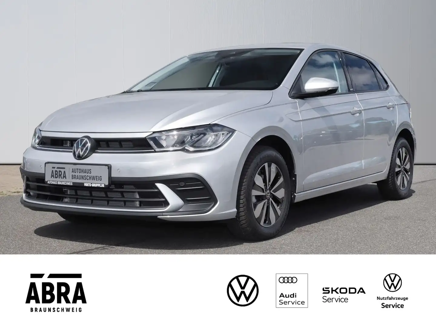 Volkswagen Polo VI 1.0 TSI Move DSG NAV+AHK+LED+ACC+PDC Silber - 1