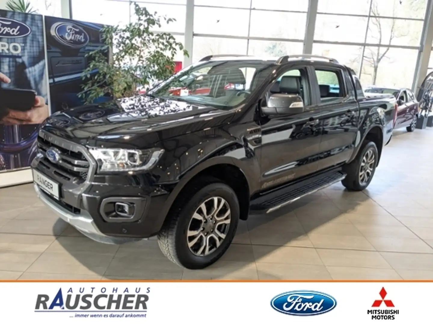Ford Ranger DoKa 2.0 l 156 kW AWD Wildtrak Schwarz - 1